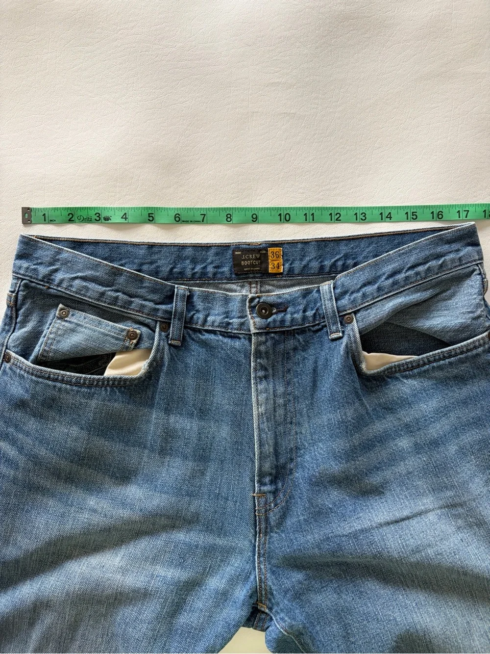 Y2K J. Crew Bootcut Jeans Denim Classic Cotton *FITS 34x32.5”* Cotton